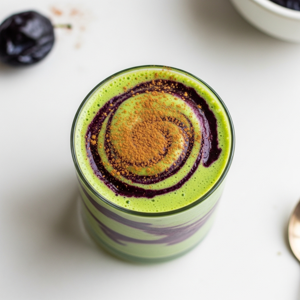Cinnamon Prune Matcha Fiber Smoothie