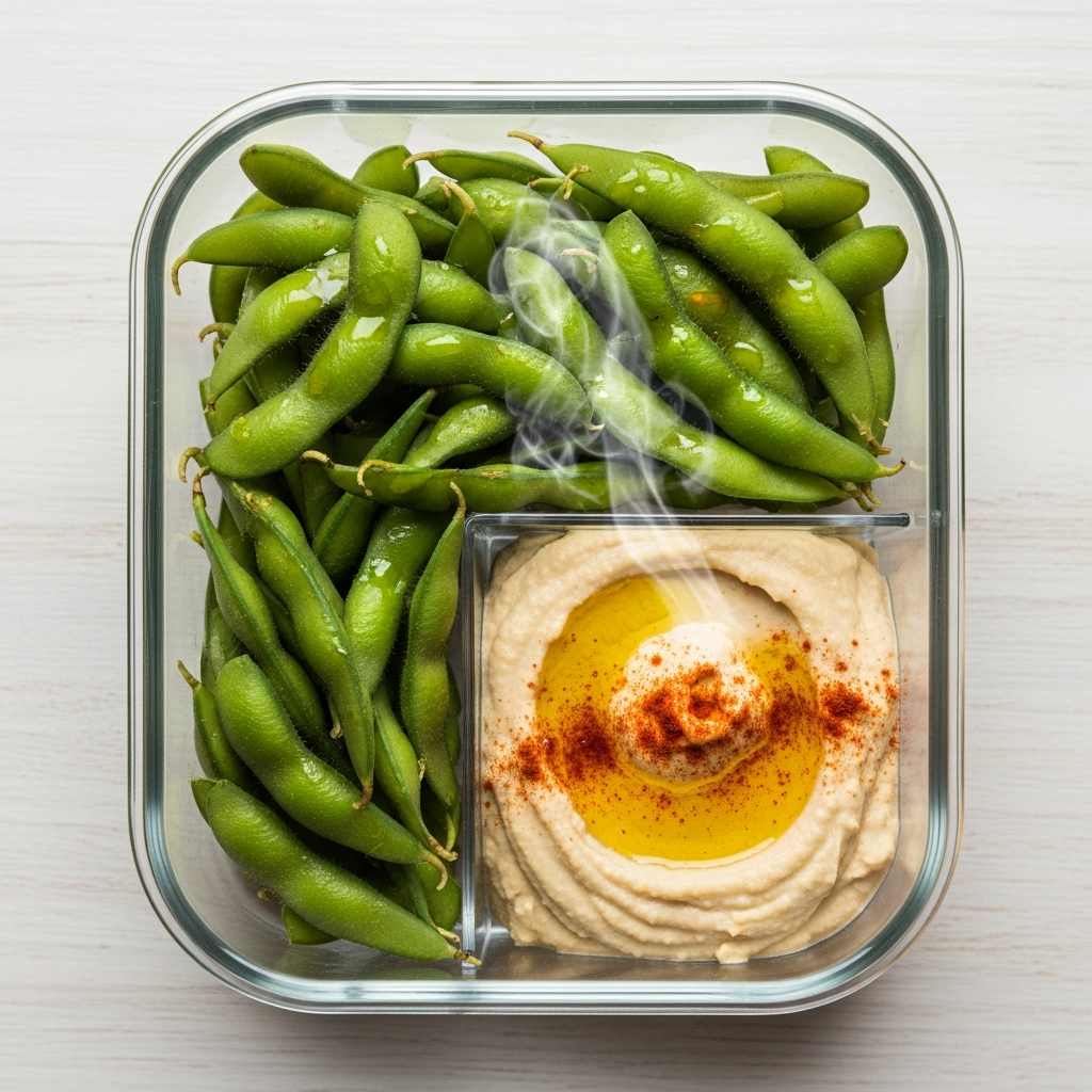 Edamame & Hummus Protein Snack Box