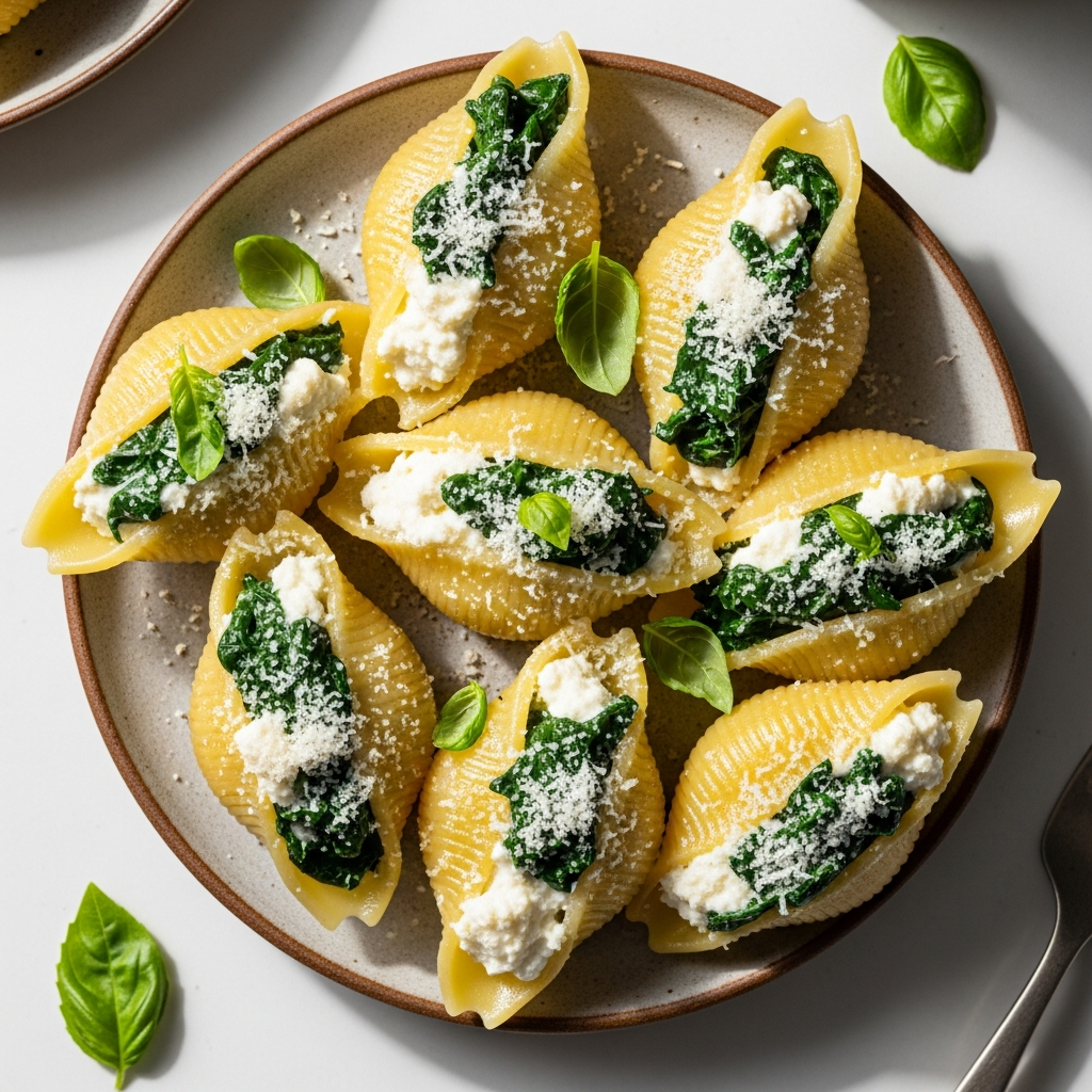 Ricotta Spinach Pasta