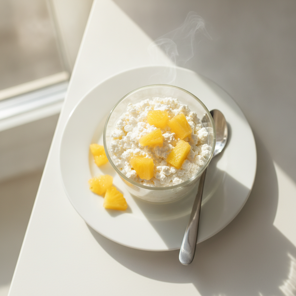 Cottage Cheese & Pineapple Cup (Tree-Nut-Free)