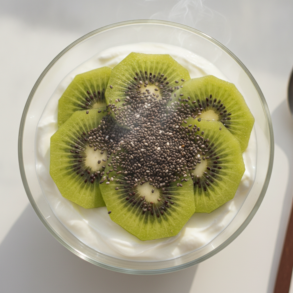 Greek Yoghurt, Kiwi & Chia Cup