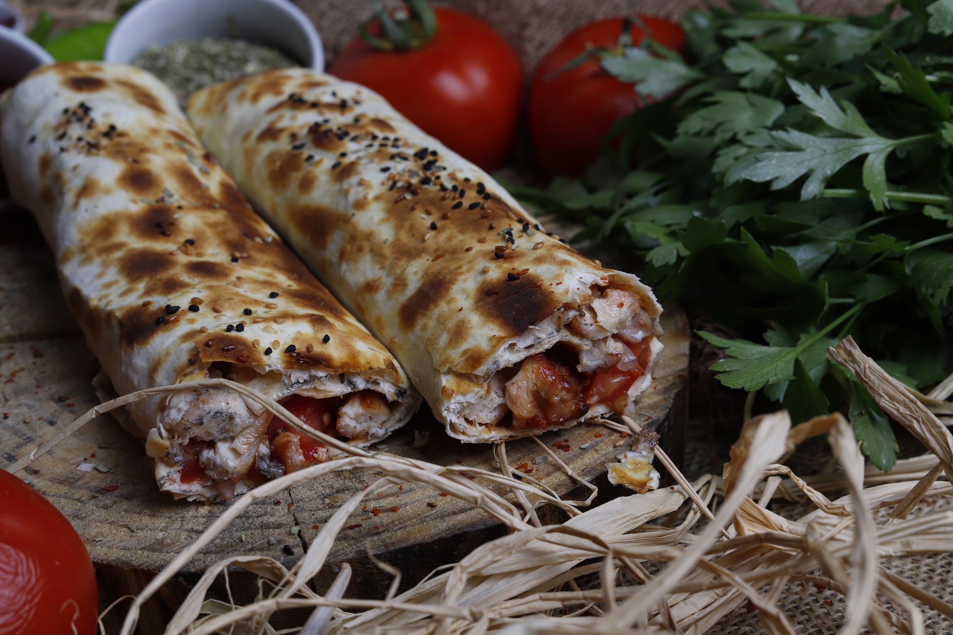 Turkish Chicken Wrap