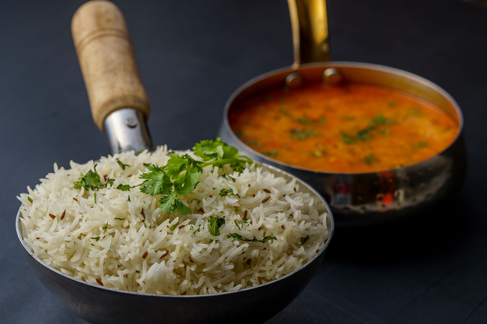 Coconut-Lentil Dal over Rice