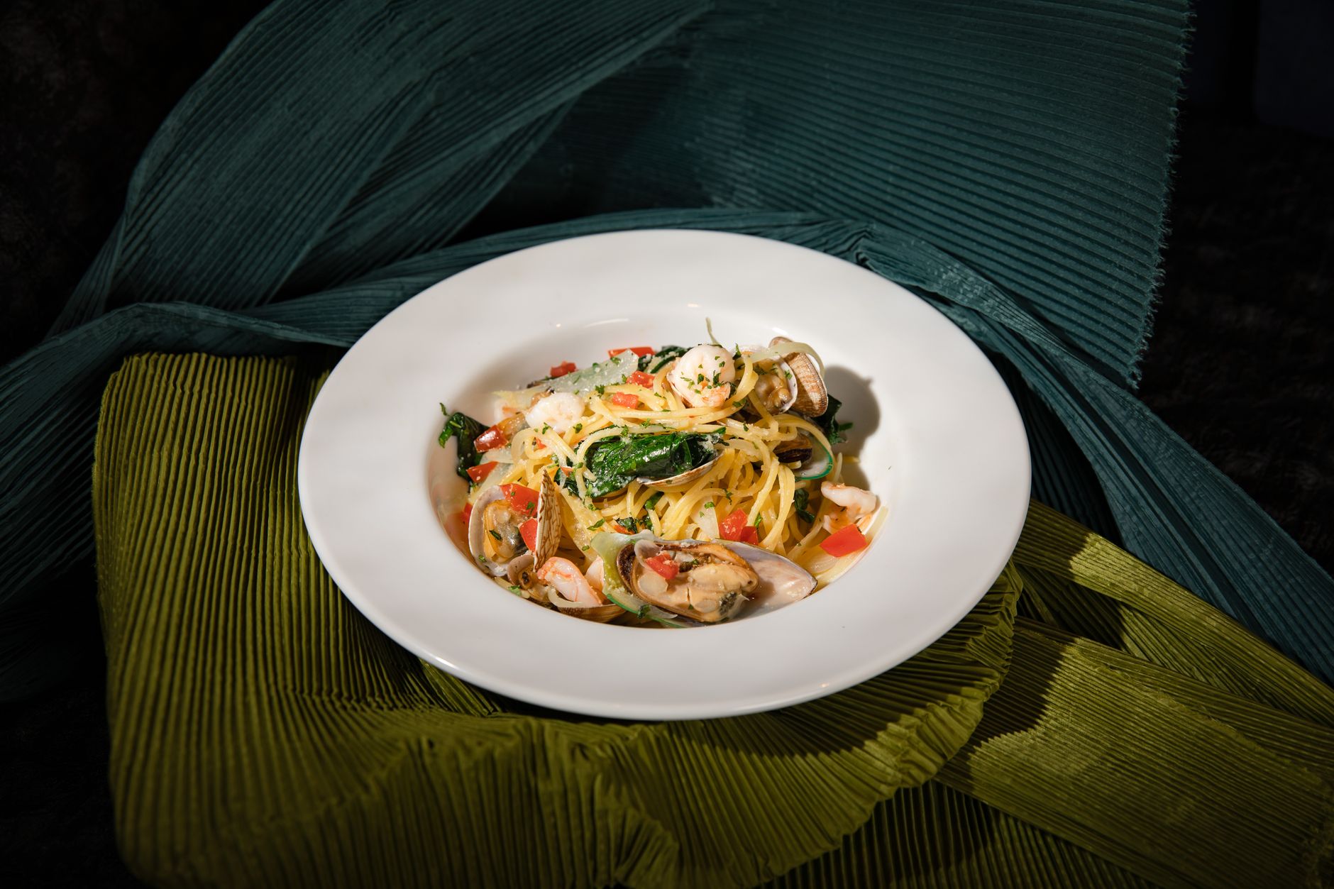 Creamy Prawn & Spinach Pasta