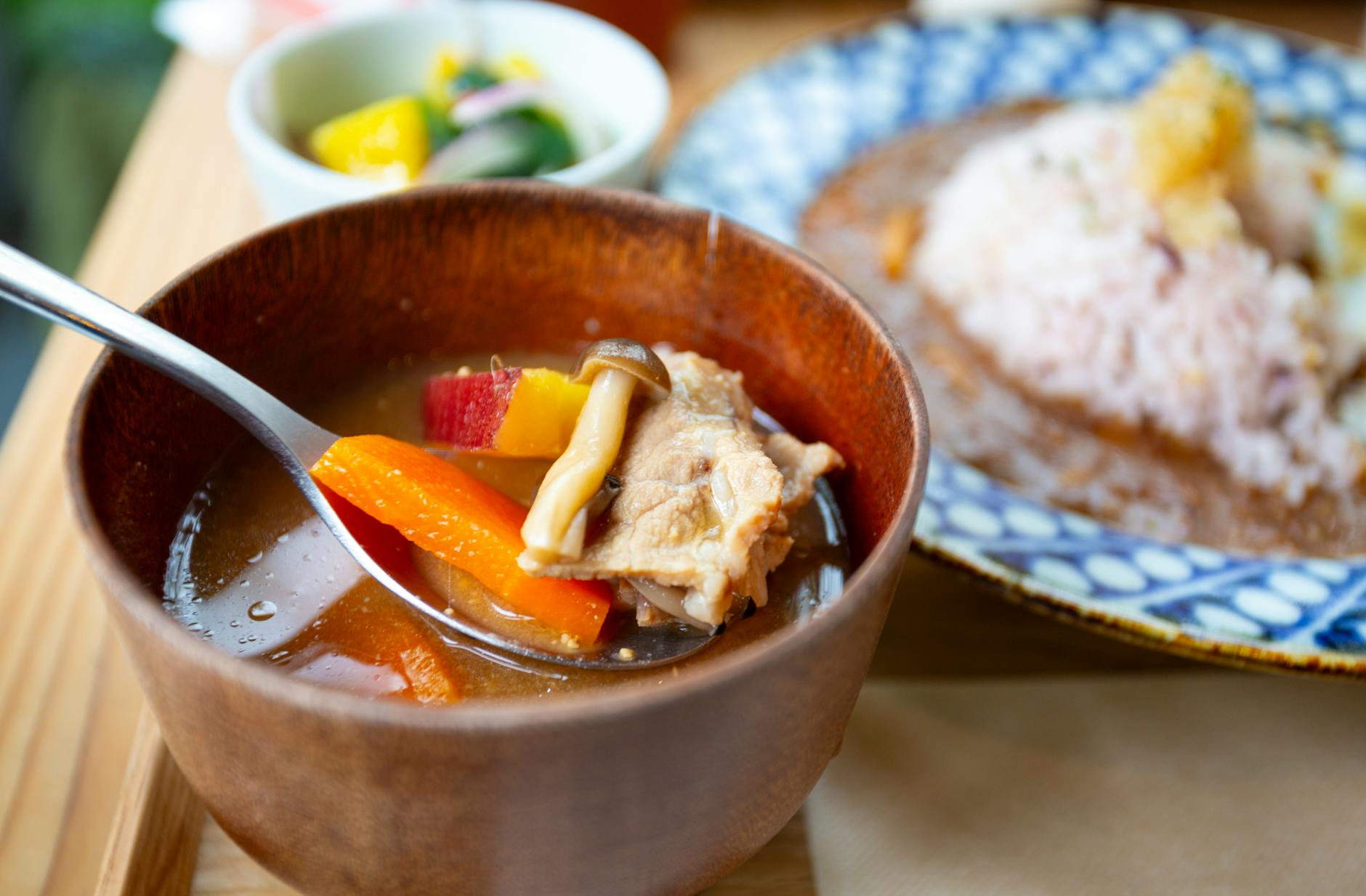 Gentle Chicken Rice Soup with Ginger