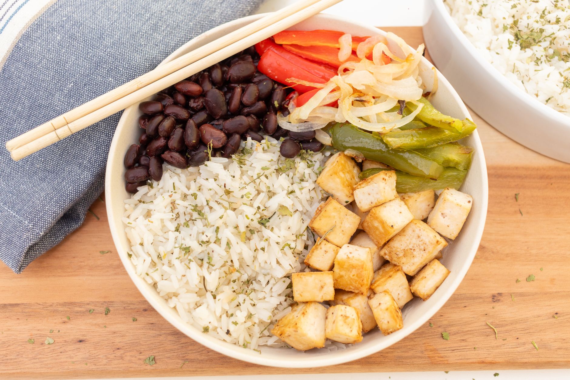 Creamy Tofu & Rice Bowl