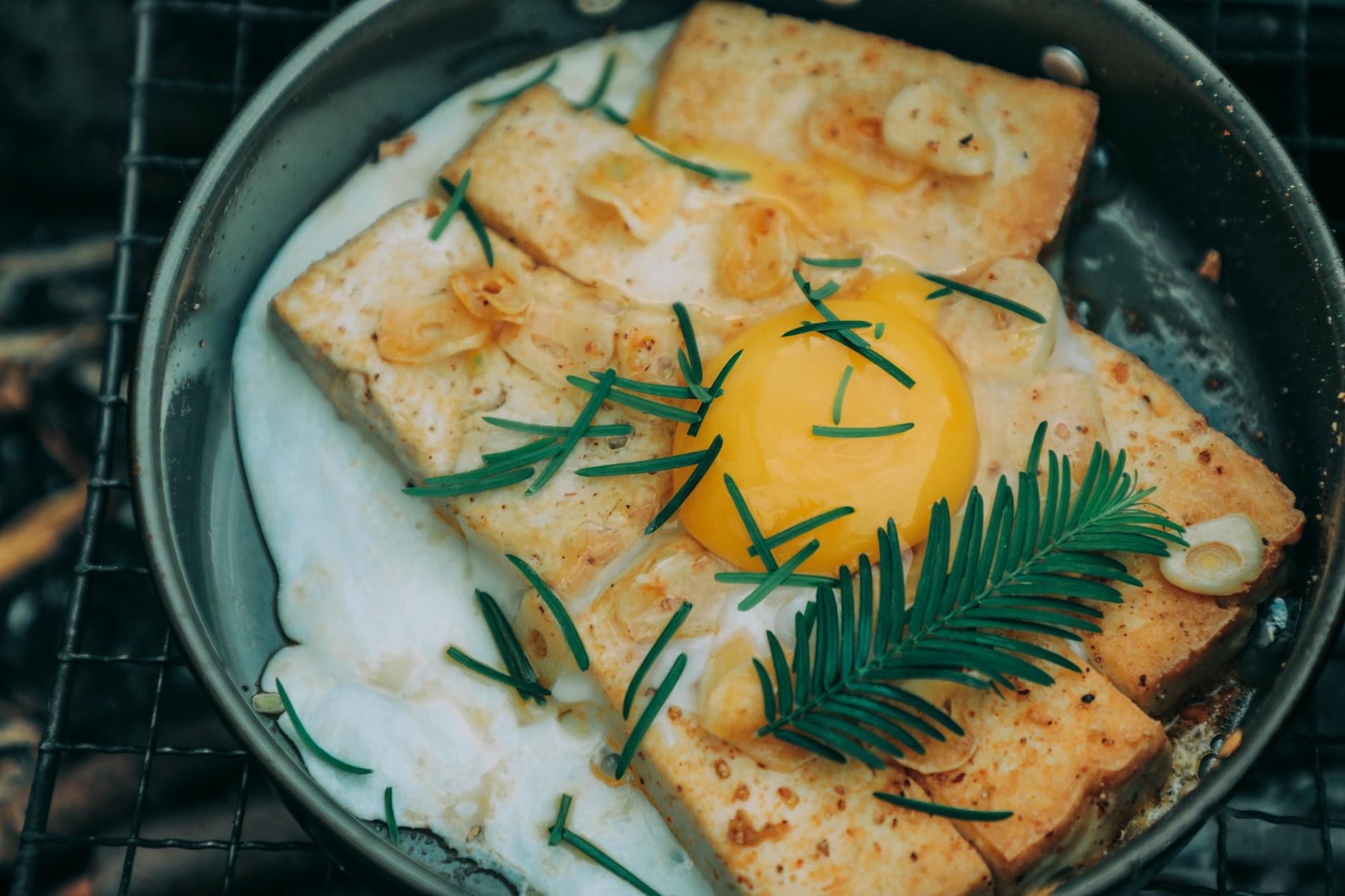 Savory Ricotta Egg Protein Squares