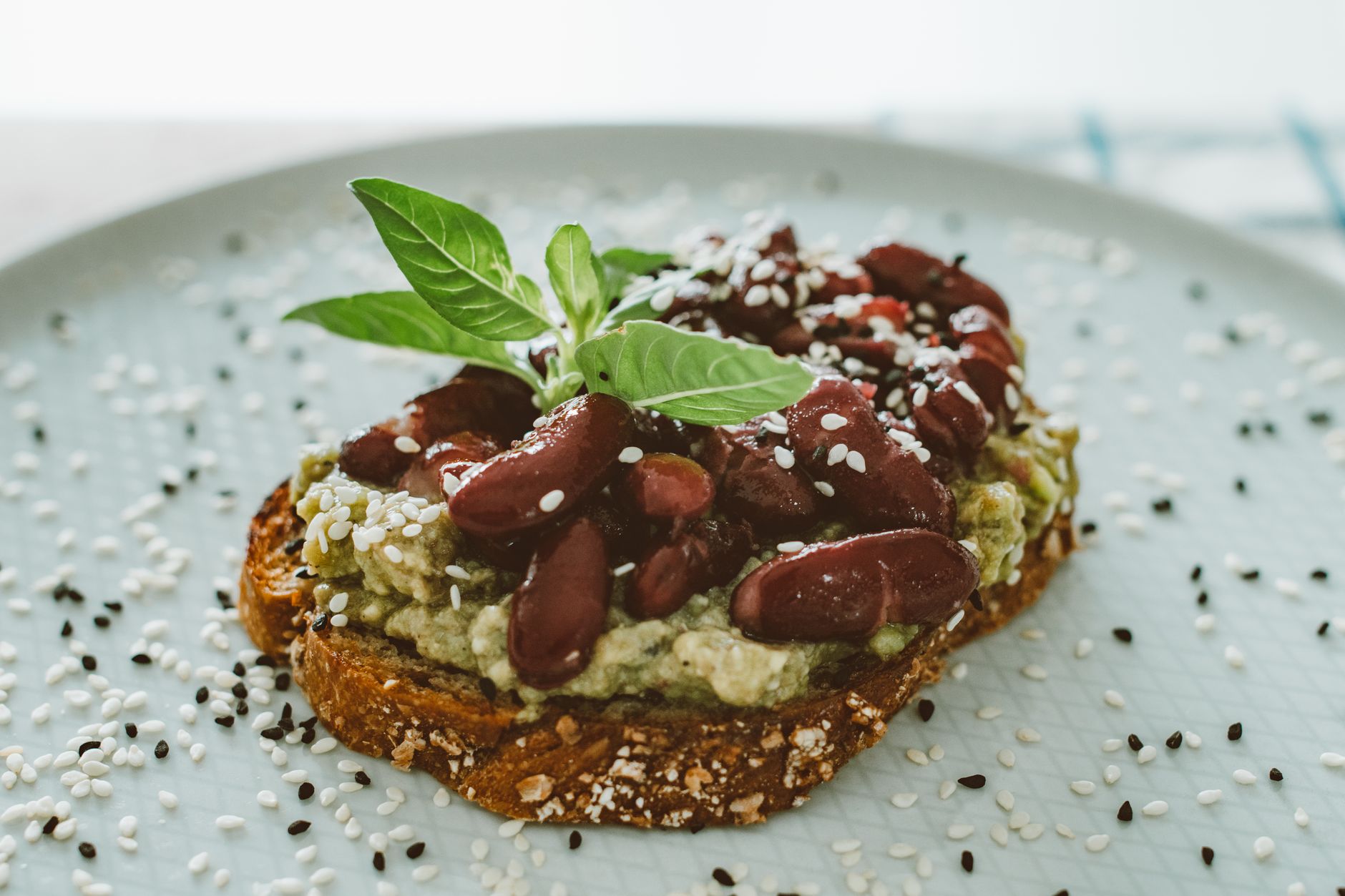 Savory Matcha Quinoa Protein Toast