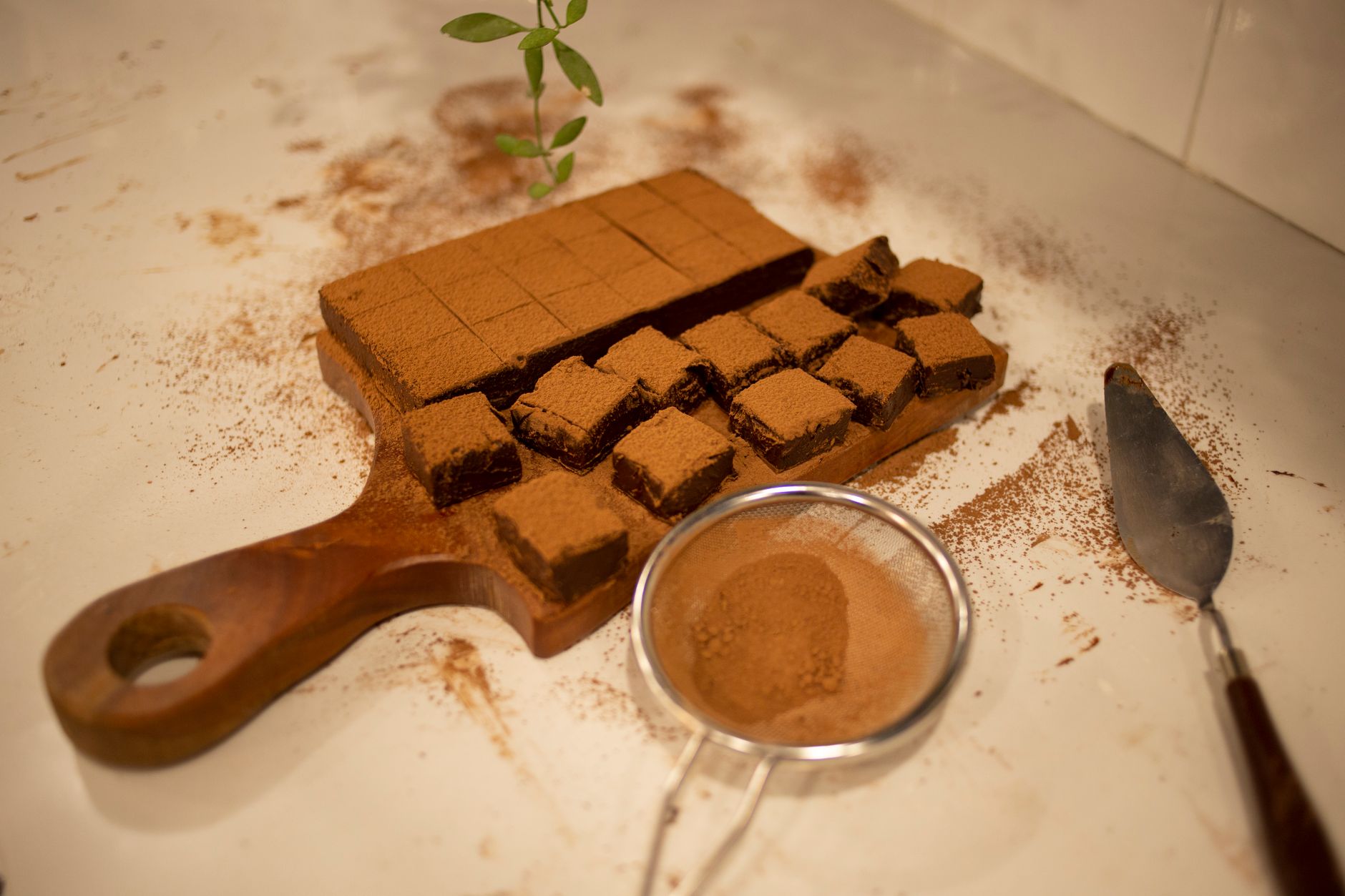 Calm Cocoa Tofu Toast Bites