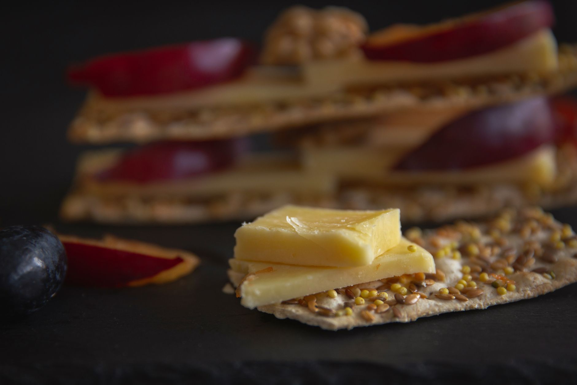 Cheese & Seed Rice Crackers