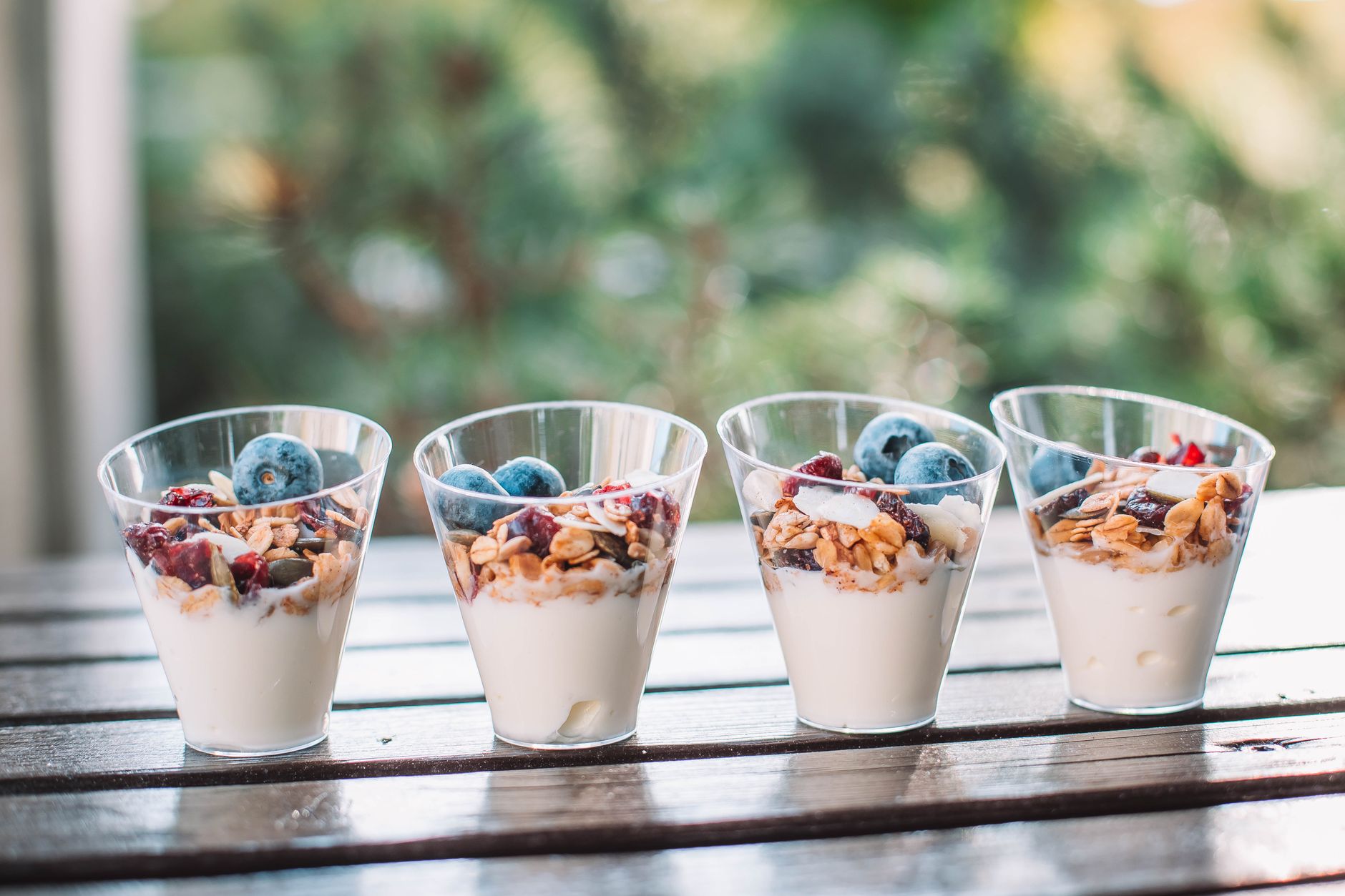 Blueberry Almond High-Protein Yoghurt Parfait