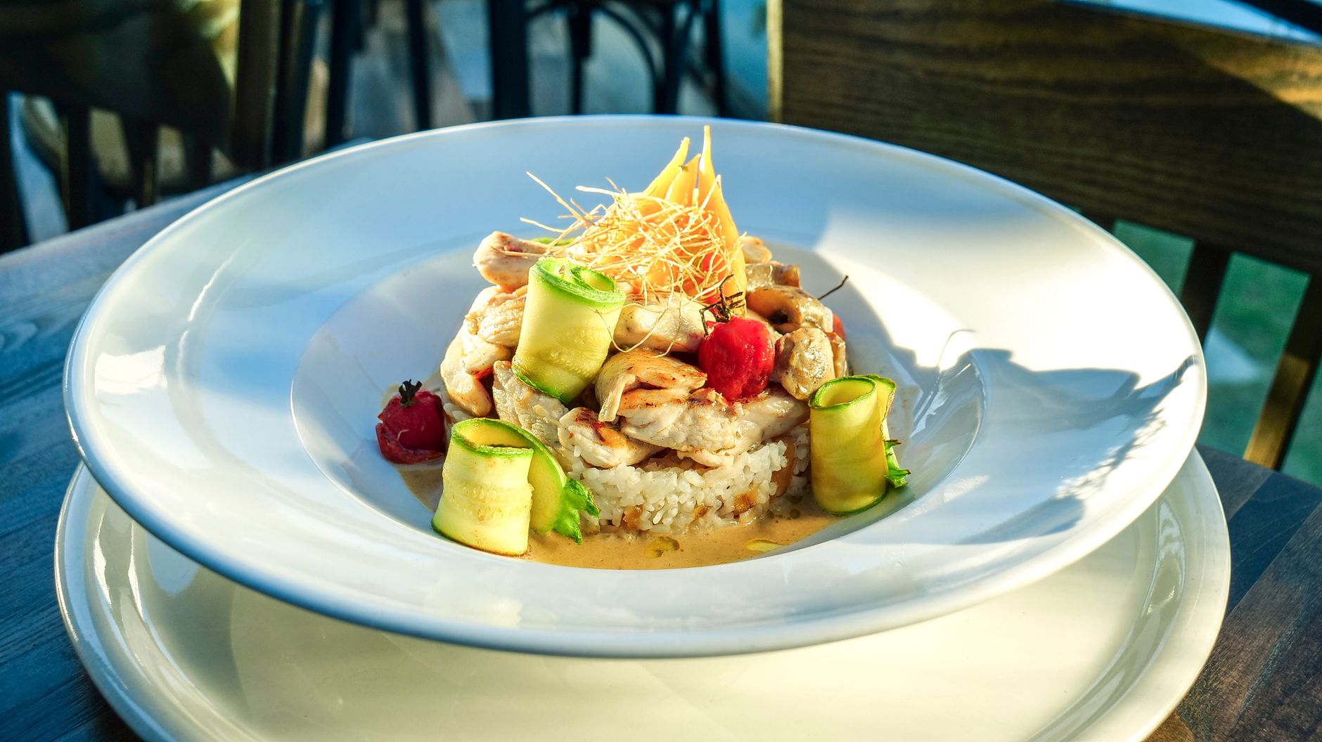 Herb Barramundi with Rice & Zucchini