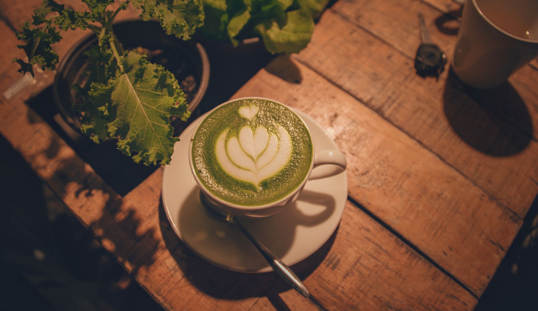 Warm Cinnamon Matcha Tofu Toast Cups