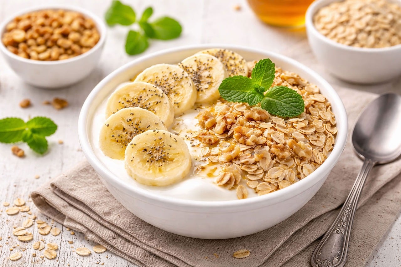 High-Protein Berry Chia Yoghurt Bowl