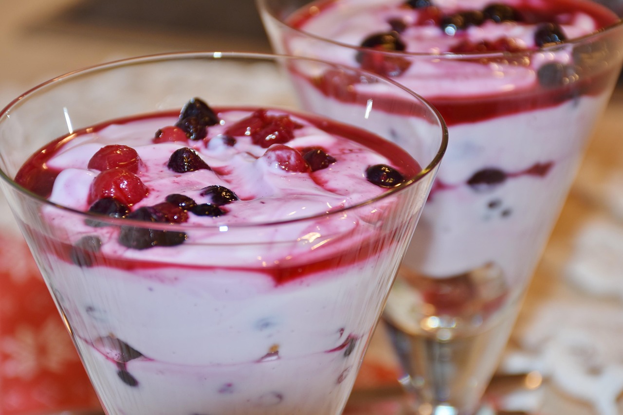 High Protein Berry Yoghurt