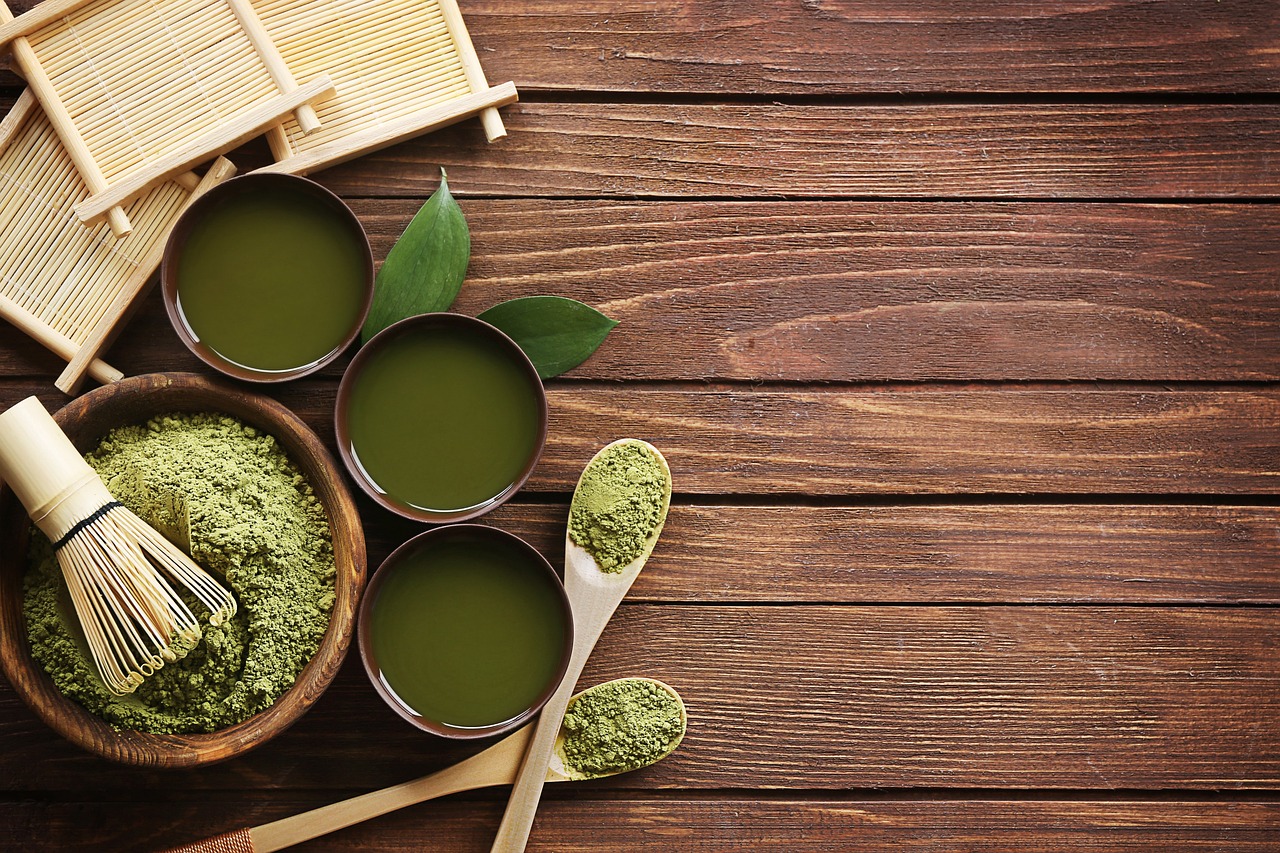 Matcha Cocoa Brown Rice Energy Smoothie