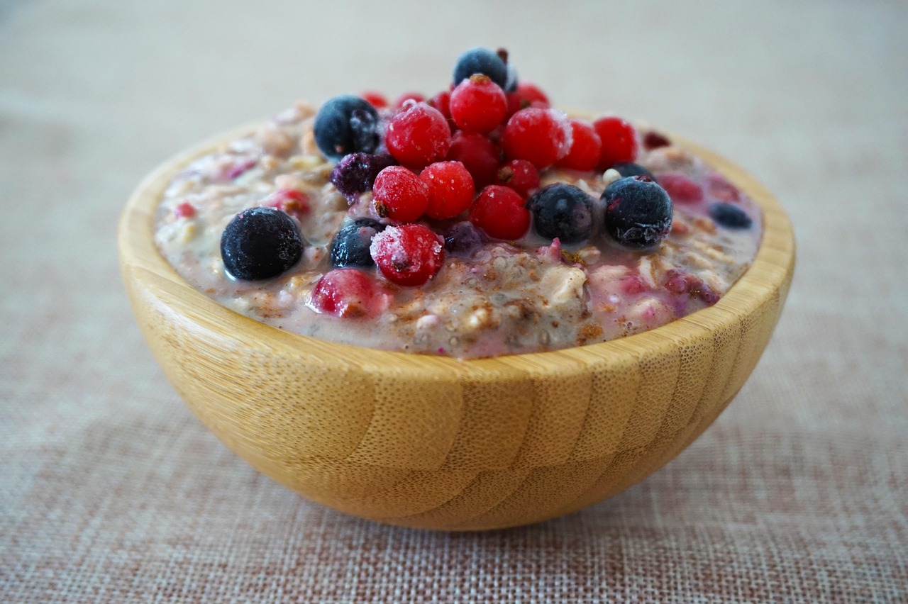 Blueberry Protein Overnight Oats